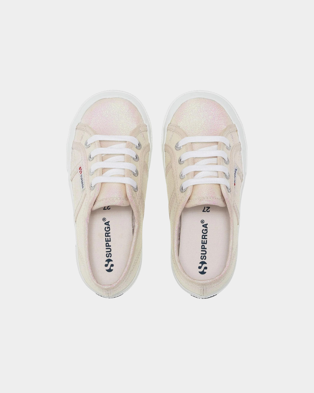 SUPERGA S002J20 A1F BEIGE LT IRIDESCENT 2750-LAMEJ