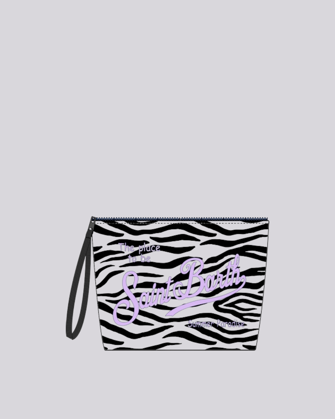 Pochette Saint Barth - zebra