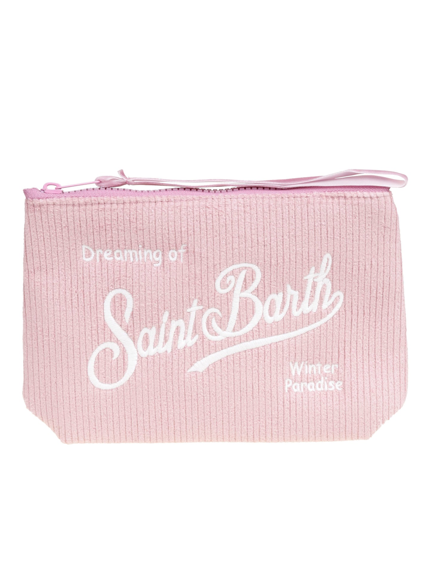 pochette Saint Barth - Aline W CORDUROY 21 EMB rosa