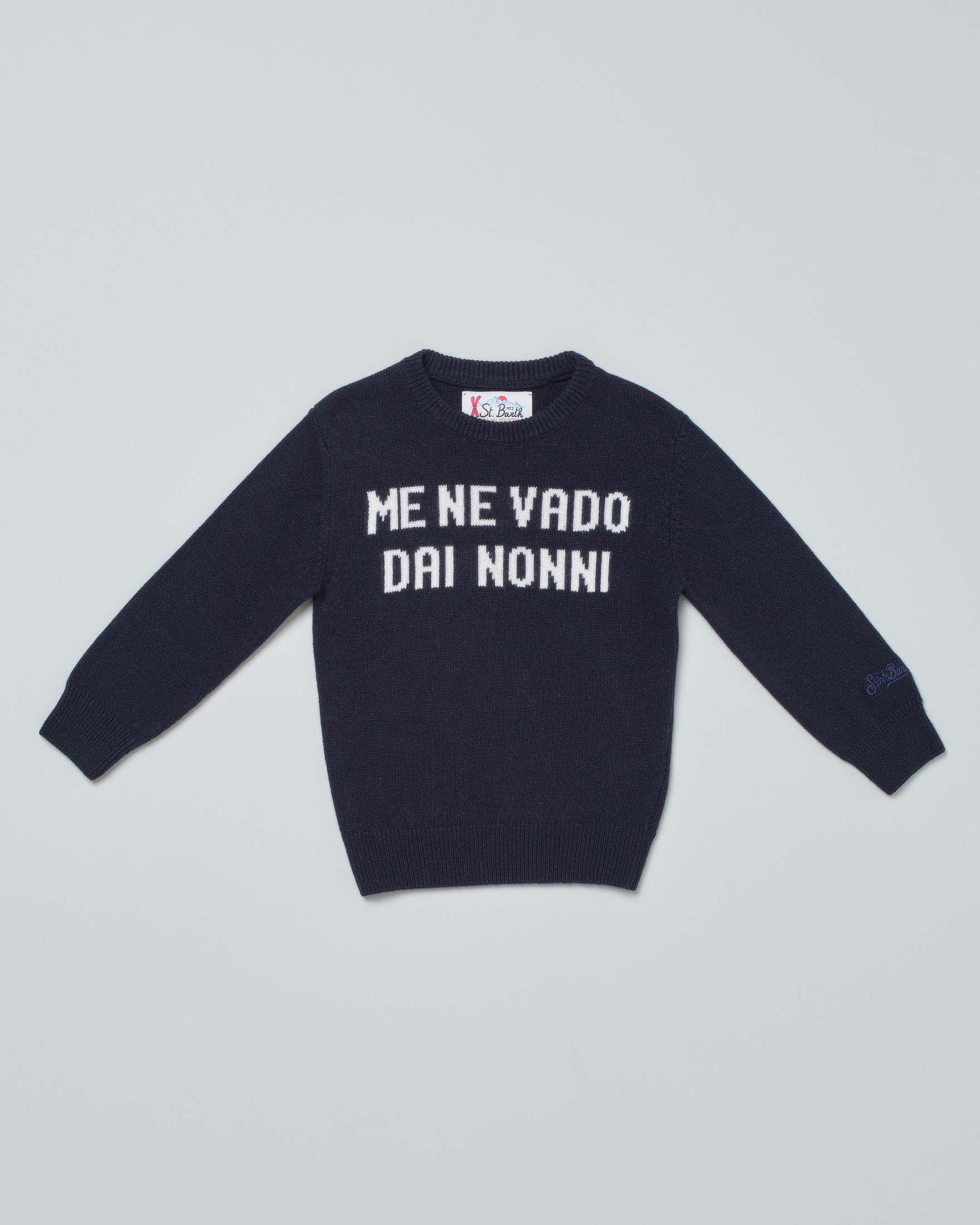 Mc2 Saint Barth Maglione girocollo Bambino ME NE VADO DAI NONNI