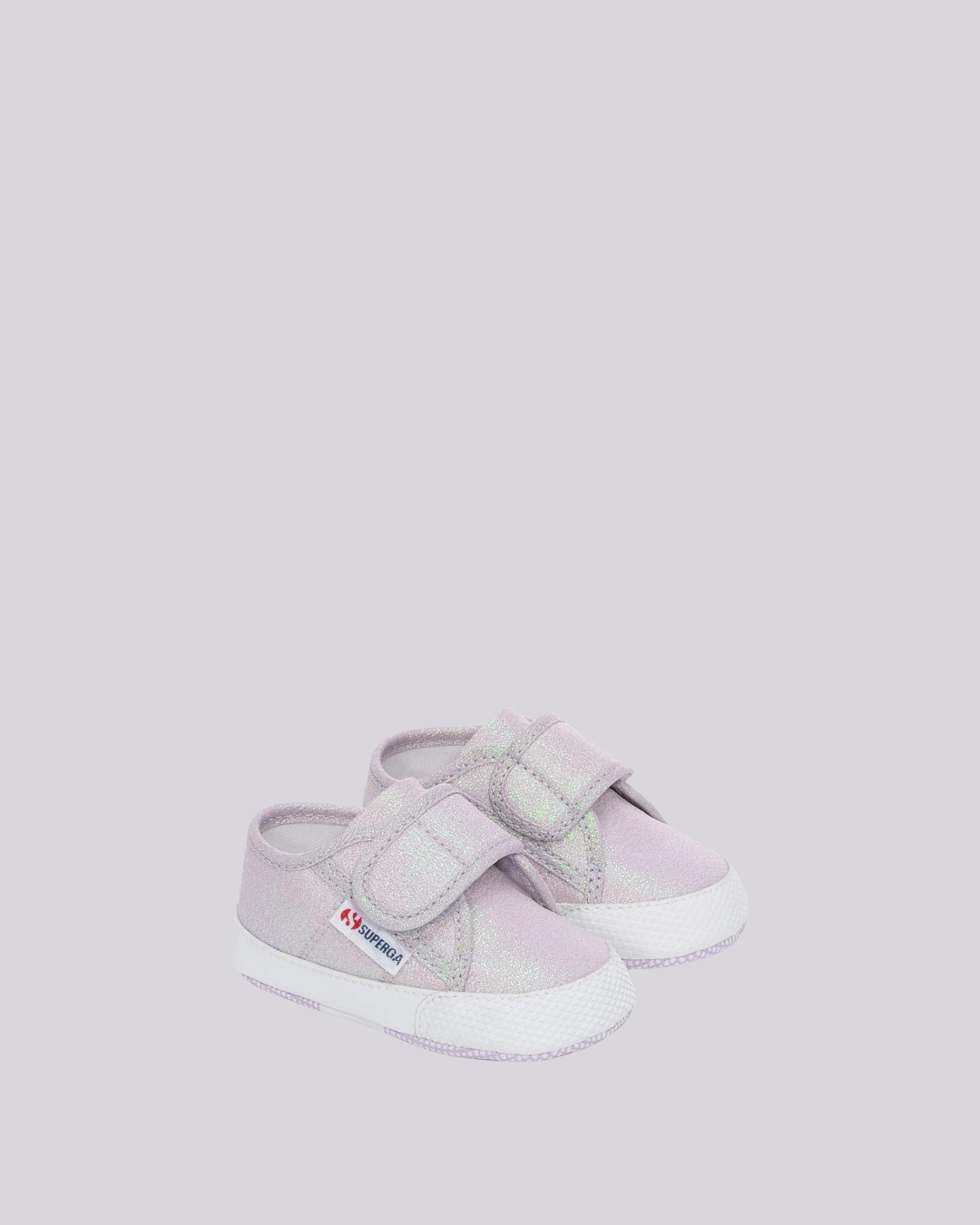 Superga 4006 Baby STRAP LAME PASTEL LILLA IRIDESCENT