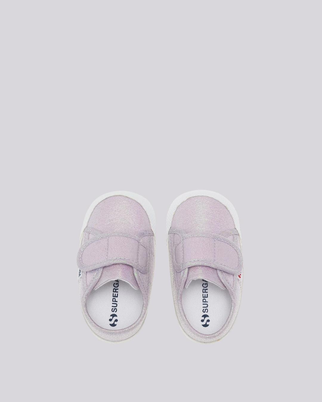 Superga 4006 Baby STRAP LAME PASTEL LILLA IRIDESCENT