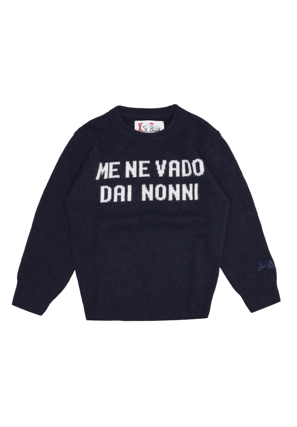 Mc2 Saint Barth Maglione girocollo Bambino ME NE VADO DAI NONNI
