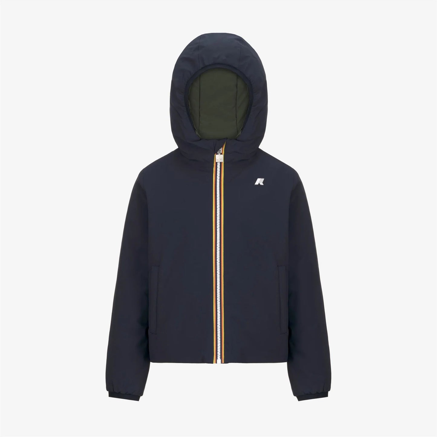 K-WAY GIACCA invernale P.JACK ST WARM DOUBLE blue verde