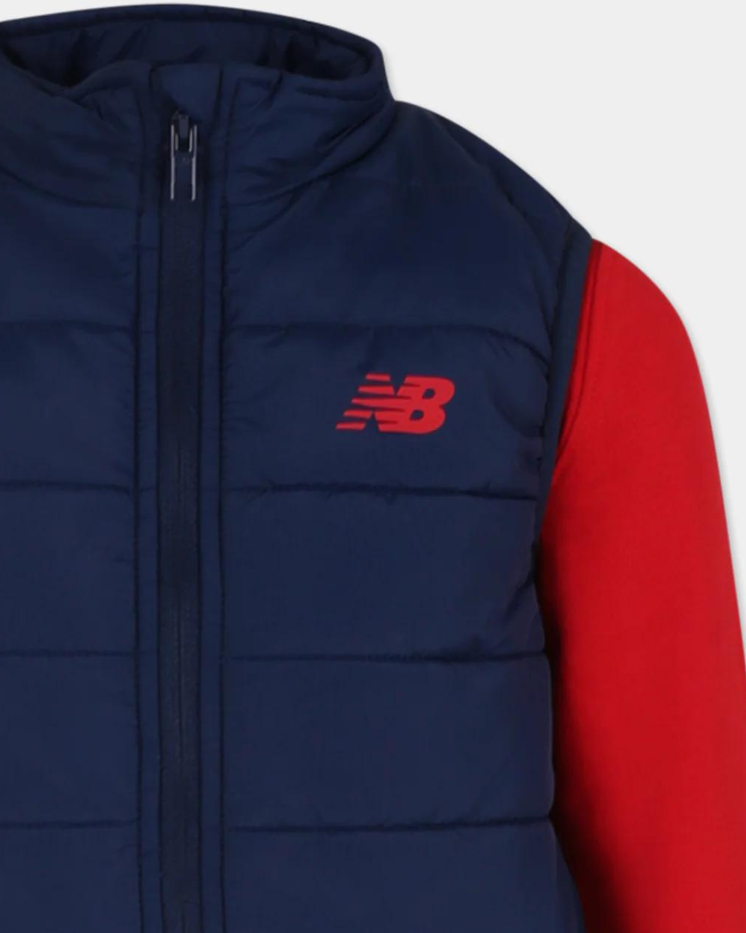 Completo felpa baby New Balance rosso per bambino