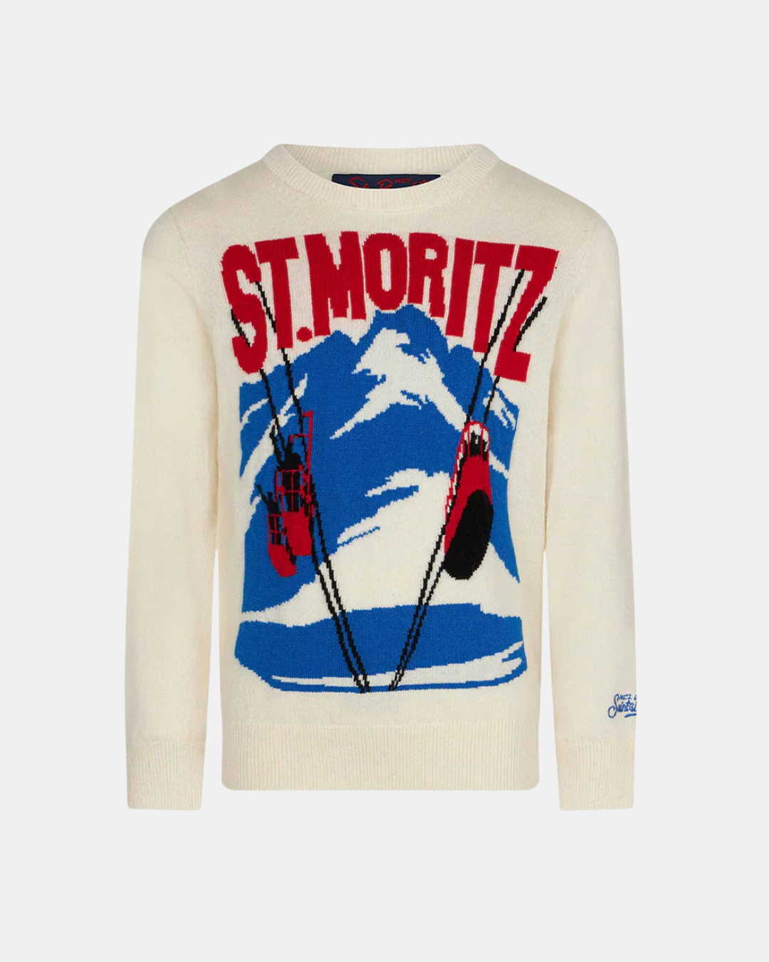 Mc2 Saint Barth Maglione girocollo Bambino panna