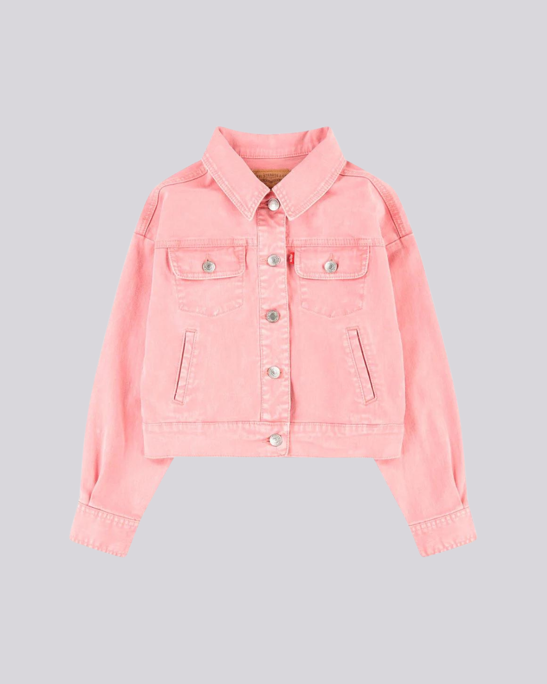 giubbino jeans bimba 3EH045-AED rosa