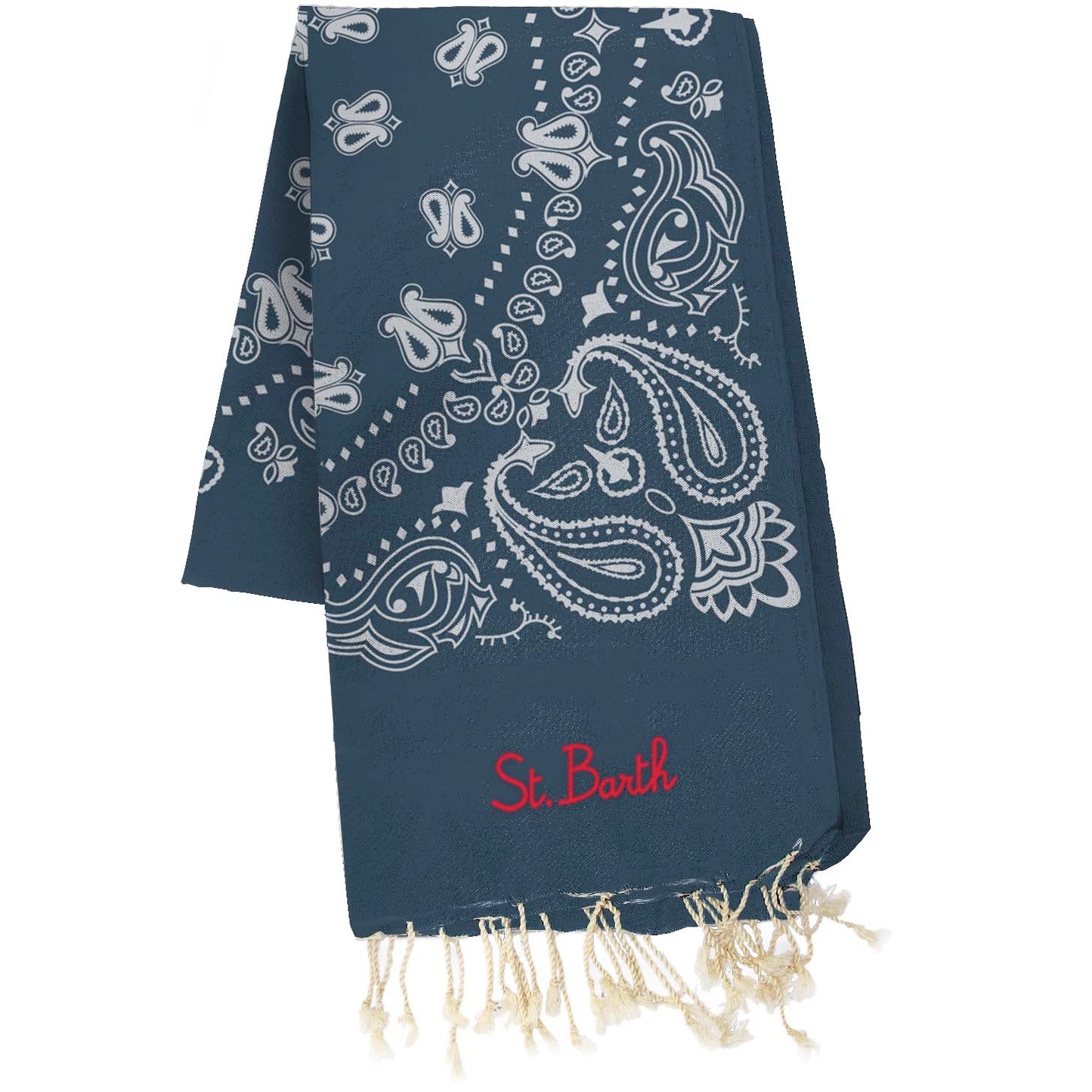 Telo mare cotone Saint Barth - bandana nero
