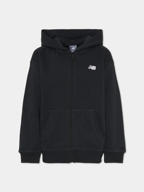 New Balance felpa ZIP garzata cappuccio bambina