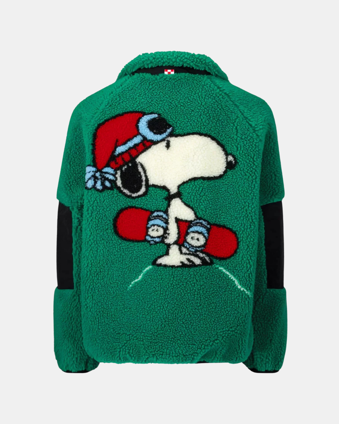 Mc2 Saint Barth Giacca sherpa ragazzo con stampa Snoopy Snow