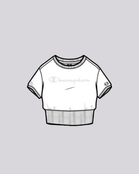 T-Shirt Champion - 404959 - bianca
