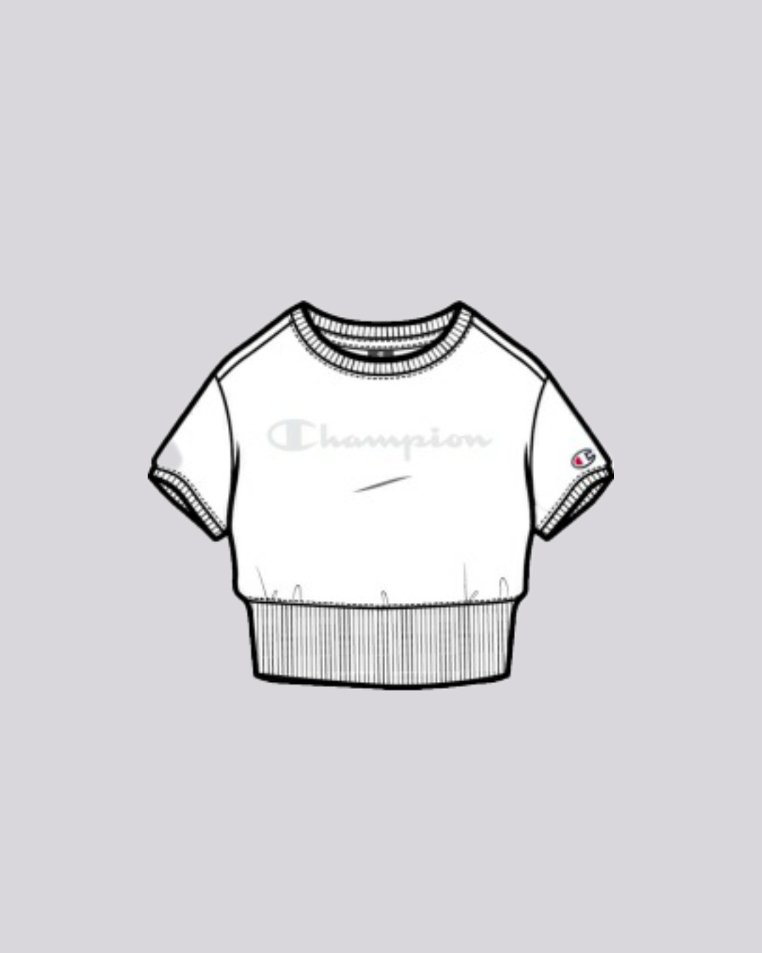 T-Shirt Champion - 404959 - bianca