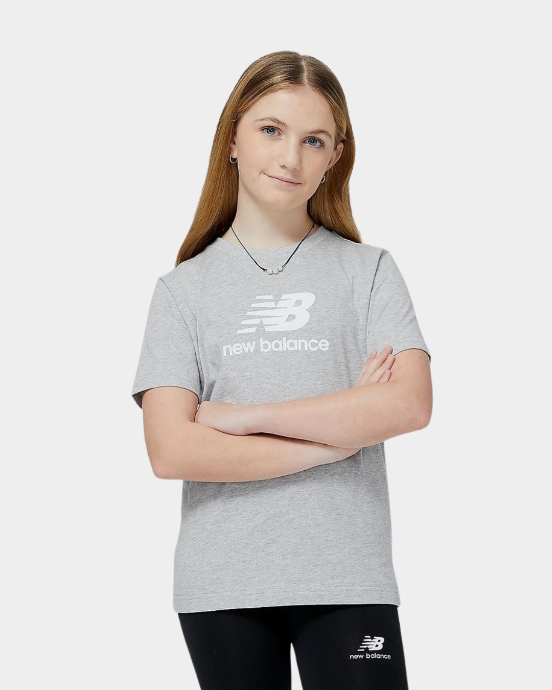 new balance JERSEY T-SHIRT - grigia