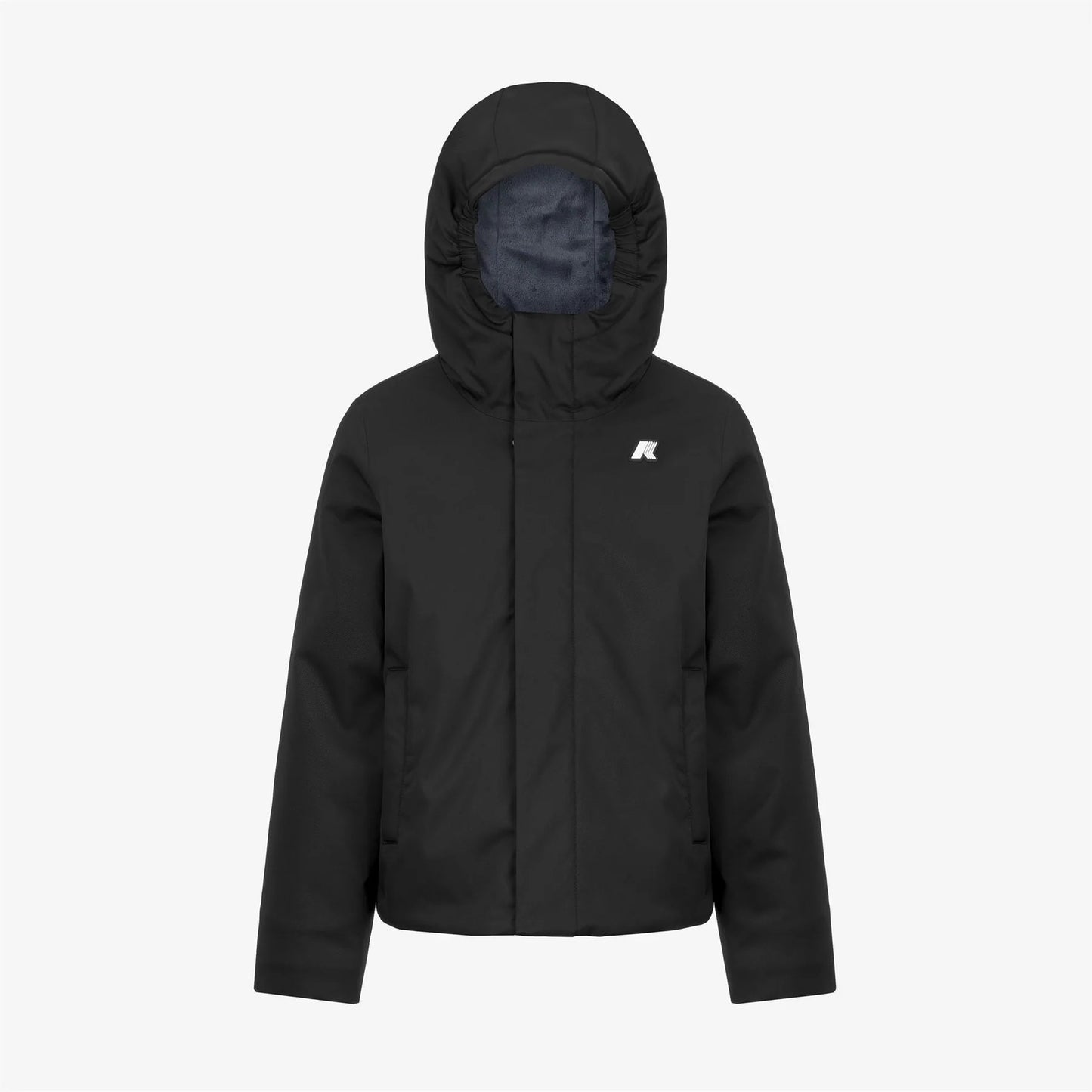 K-WAY Giacca invernale P.JACKO TWILL MARMOTTA Black Blue