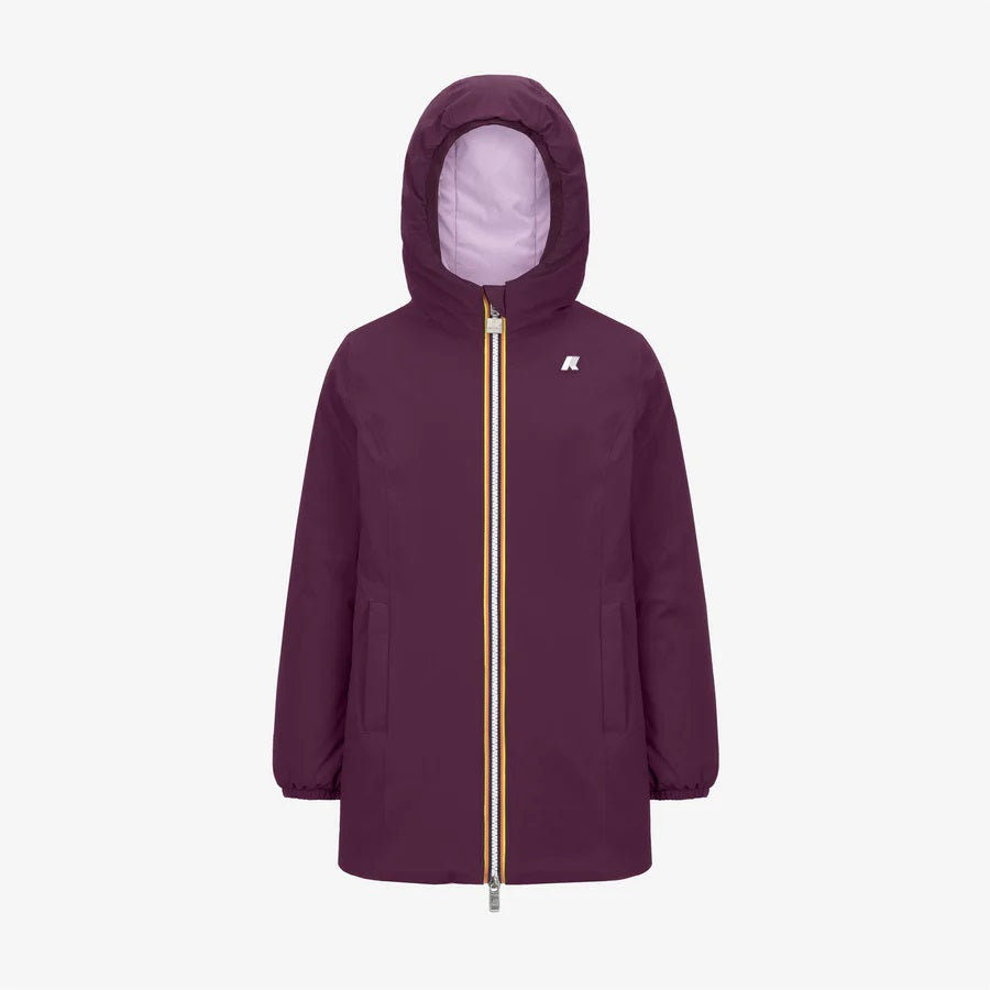 K-WAY Giacca invernale P. DENISE ST WARM REVERSIBLE violet purple