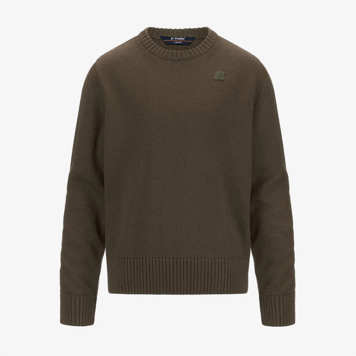 K-Way Maglione Girocollo Bambino/a Verde Militare