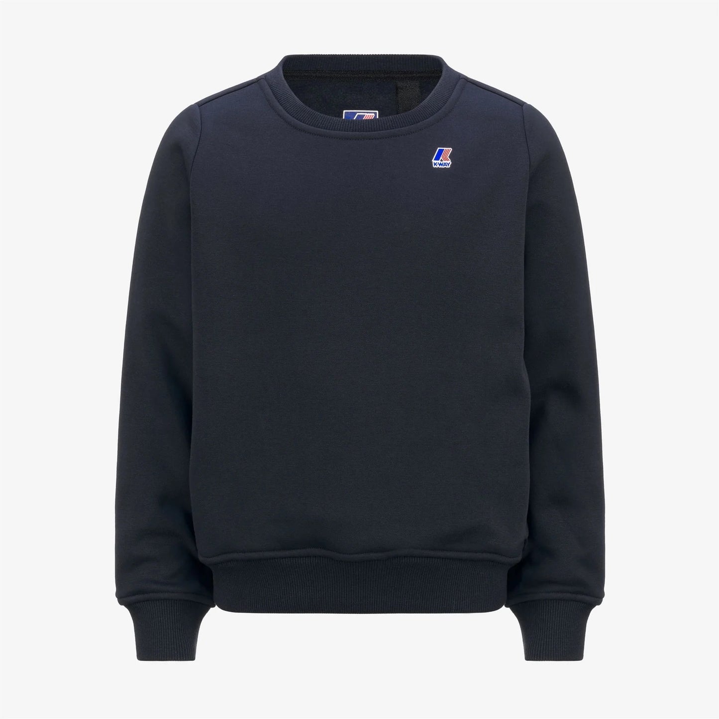 K-WAY felpa girocollo blu P. LE VRAI AUGUSTE HV POLY CO