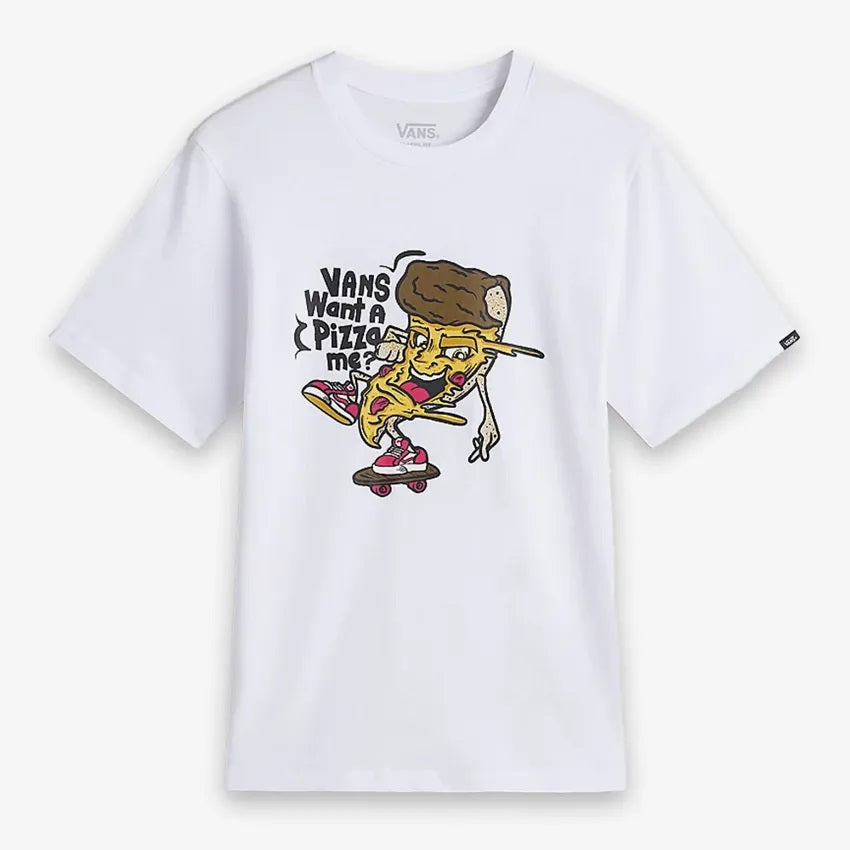 T-shirt Vans manica corta bianca