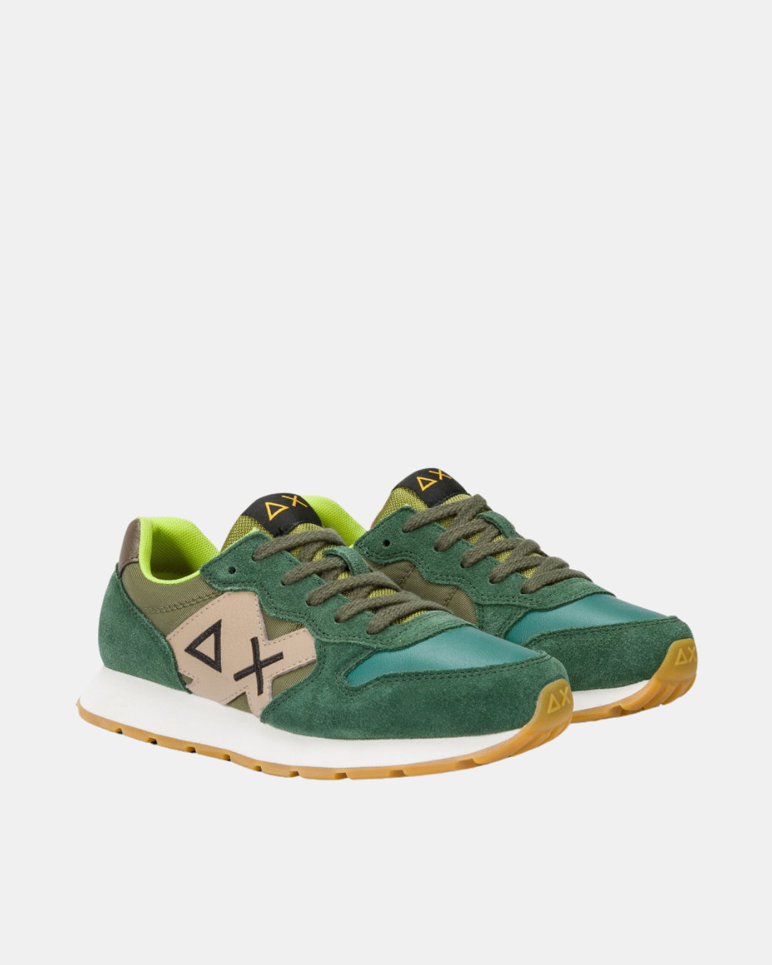 Scarpa bambino Boy's Jaki Bicolor verde scuro