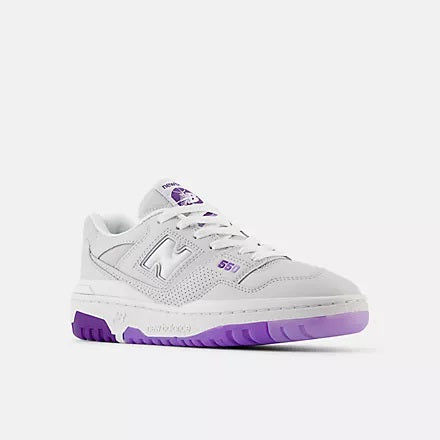 new Balance 550 - bianco lilla