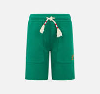 Saint Barth Bermuda Bambino Cotone Verde