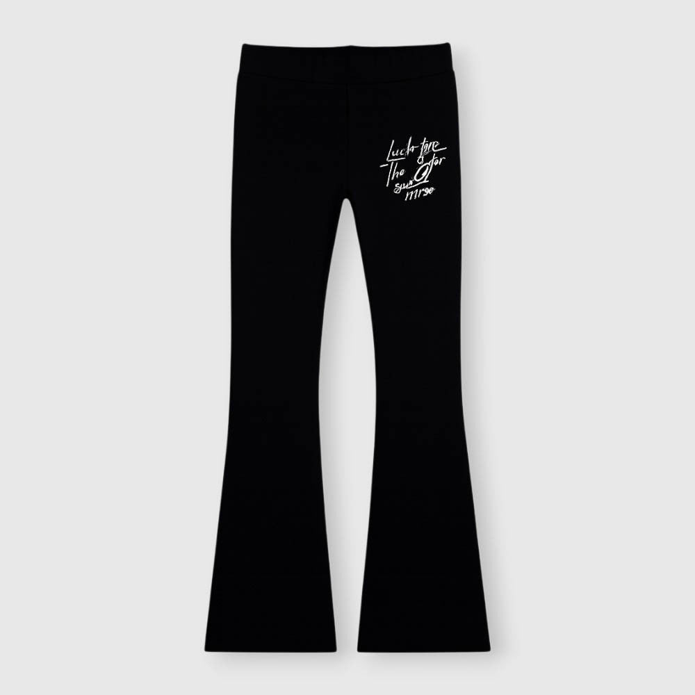 STARTER bambina Leggings a Zampa Nero