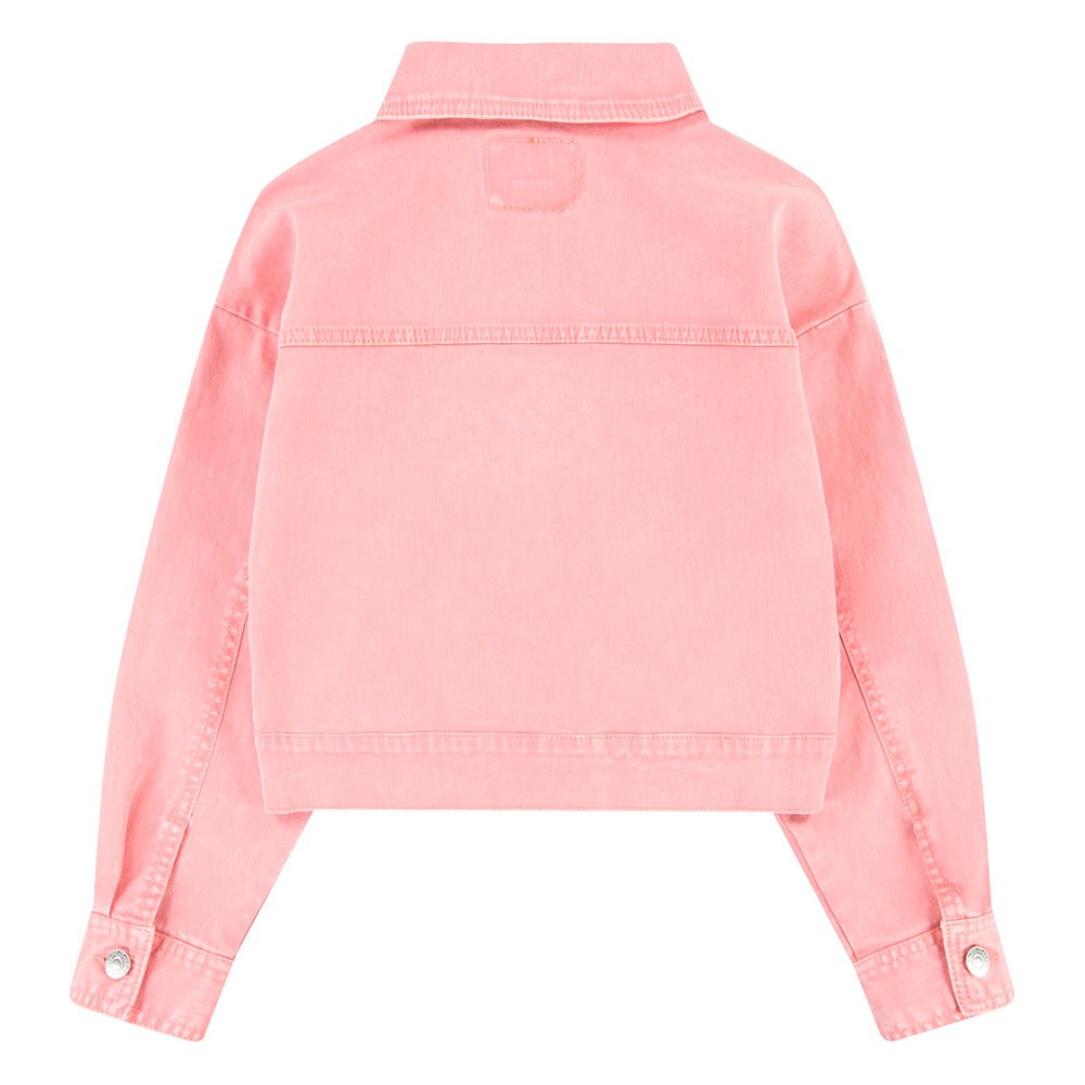 giubbino jeans bimba 3EH045-AED rosa