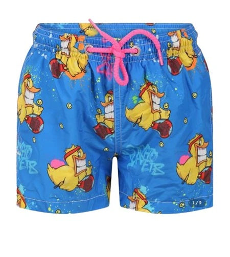 Saint Barth costume da bagno Boxer Ducky Padel azzurro