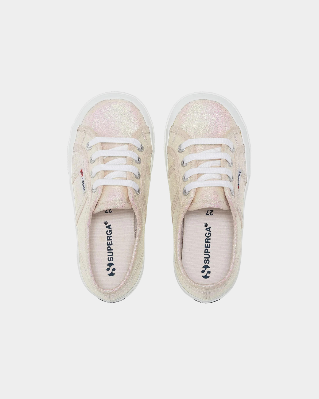 SUPERGA S002J20  A1F BEIGE LT IRIDESCENT 2750-LAMEJ