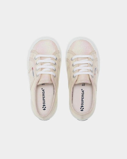 SUPERGA S002J20  A1F BEIGE LT IRIDESCENT 2750-LAMEJ