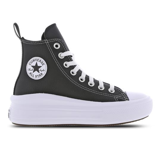 Scarpe Converse CTAS Move Platform HI pelle nera