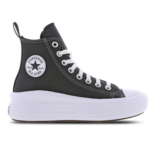 Scarpe Converse CTAS Move Platform HI pelle nera