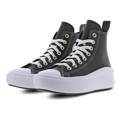 Scarpe Converse CTAS Move Platform HI pelle nera