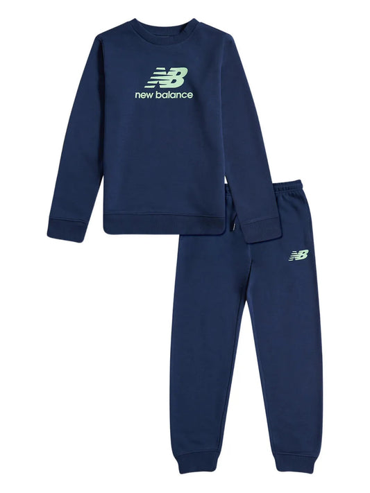 Tuta girocollo New Balance bambino blu