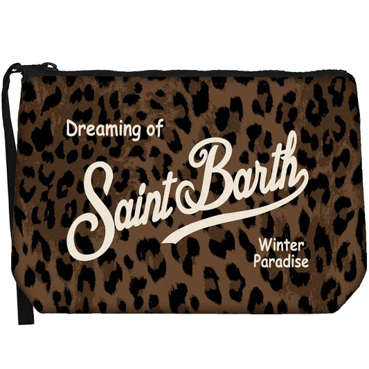 pochette Saint Barth - Aline W Pochette dark leopard 18