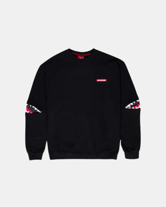 Felpa senza cappuccio Sprayground HIDDEN SHARK CREWNECK Nero