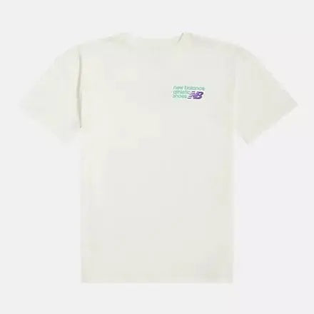 T-shirt M/M con stampa NEW BALANCE bianca