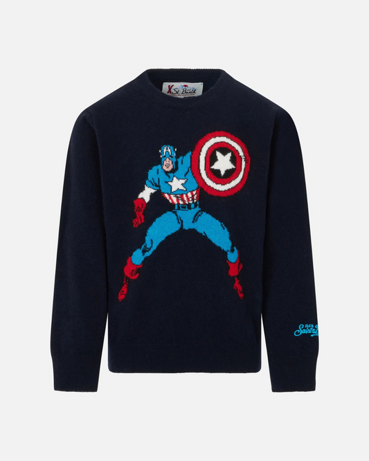 Mc2 Saint Barth Maglione girocollo Bambino Capitan America 61