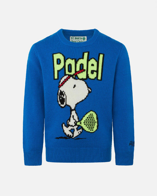 Mc2 Saint Barth Maglione girocollo Bambino Snoopy Padel