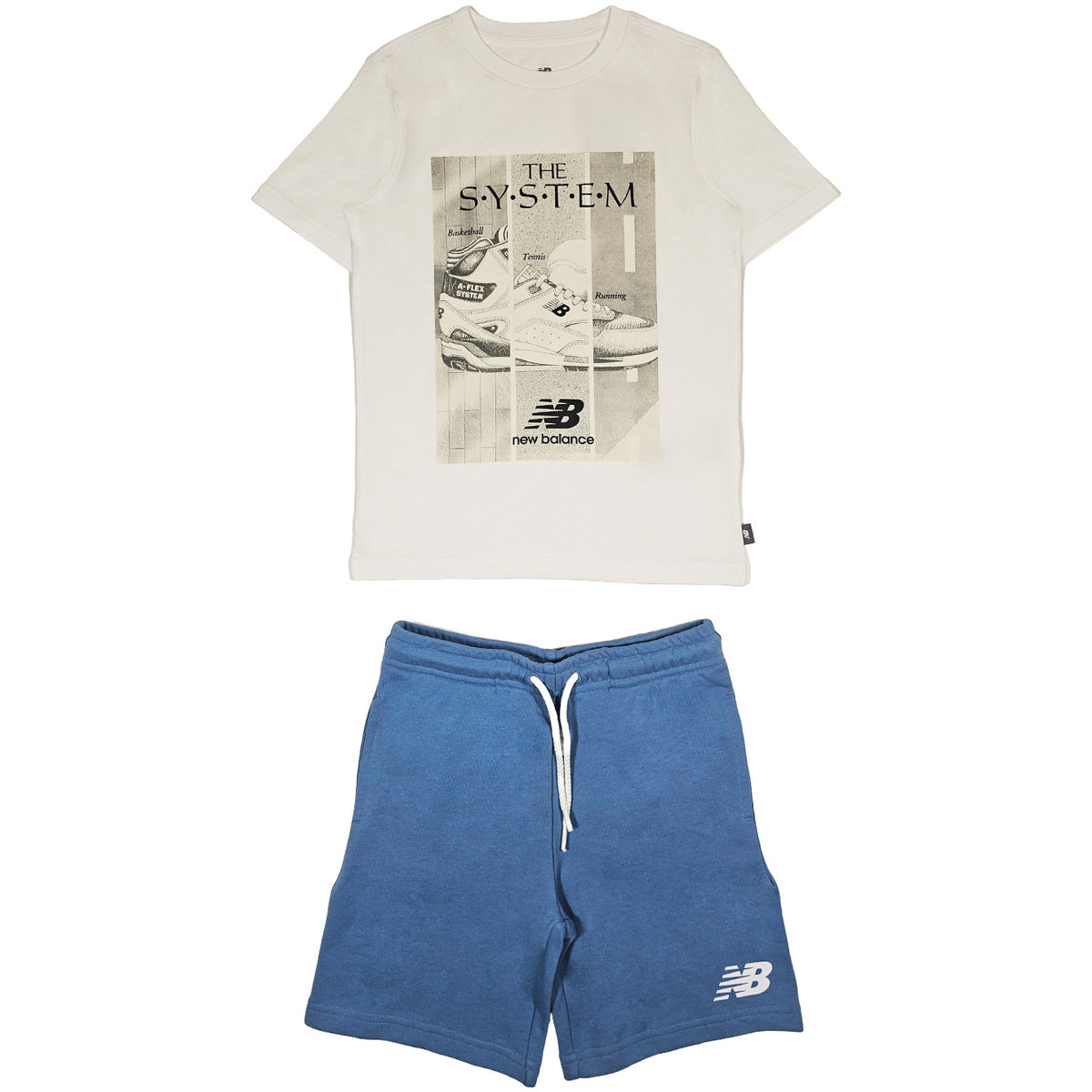 Completino New Balance bimbo bianco