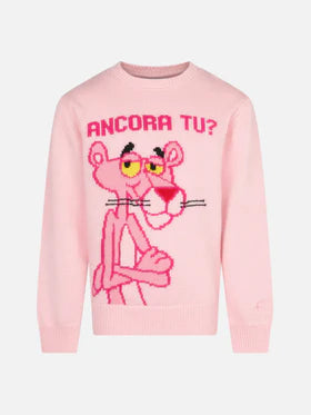 Maglia girocollo bambina Saint Barth PINK ANCORA 21