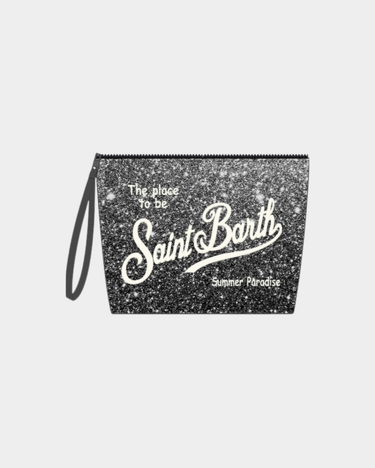 pochette Saint Barth - Aline LUREX 00 EMB nero