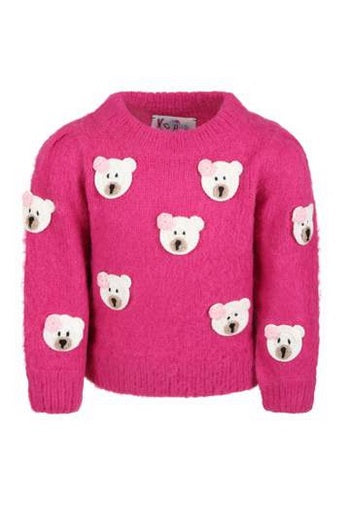 Maglia girocollo bambina Saint Barth CR TEDDY 77