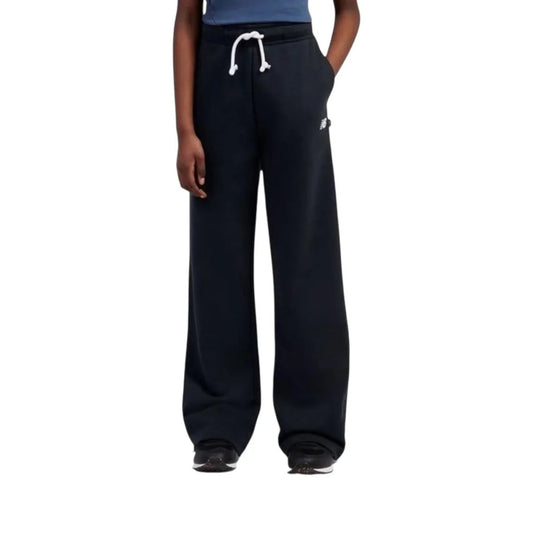 new balance pantalone garzato bambina nero
