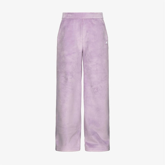 K-WAY pantalone P. JENNY VELOUR POLARVIOLET LT LILAC