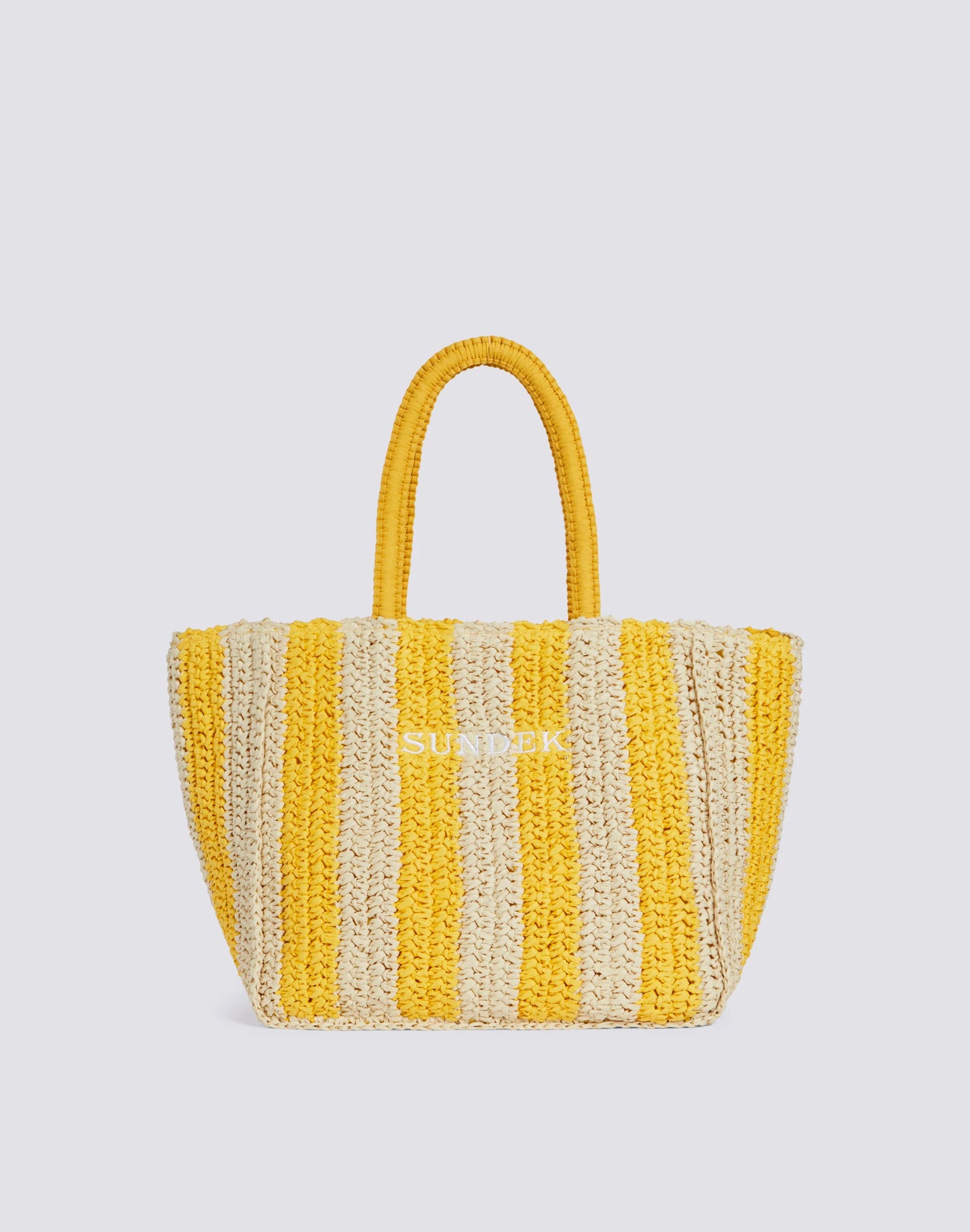 CHOU STRAW BAG 12300 BUTTERCUP