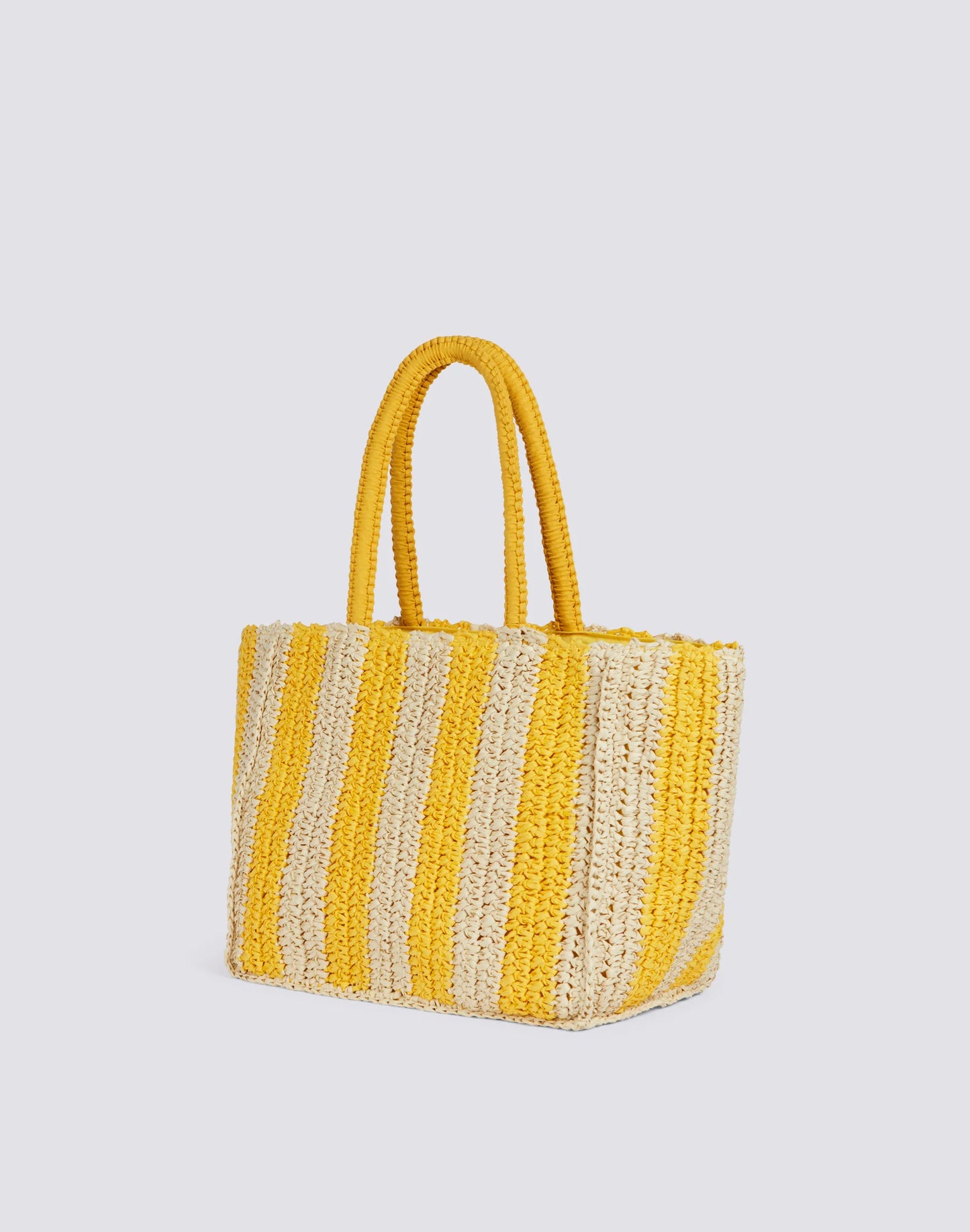 CHOU STRAW BAG 12300 BUTTERCUP