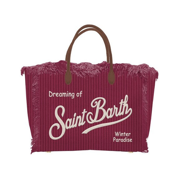 borsa Saint Barth VANITY MINI W CORDUROY 45 EMB