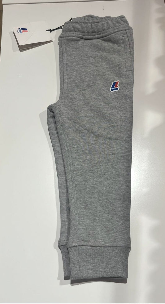 Pantalone K-way Bambino Grigio Garzato