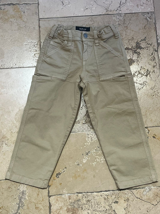 Pantalone REPLAY Cotone Beige